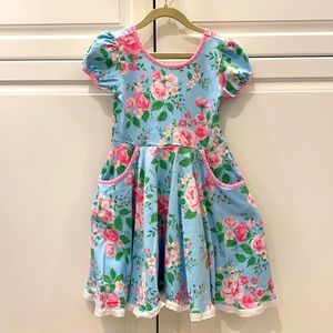 Eleanor Rose boutique floral twirl dress
